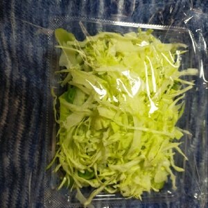 キャベツの冷蔵保存